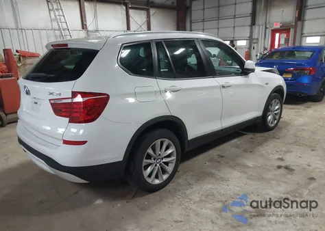 2017 BMW X3 xDrive28I из США, поврежденный, VIN 5UXWX9C38H0W69417